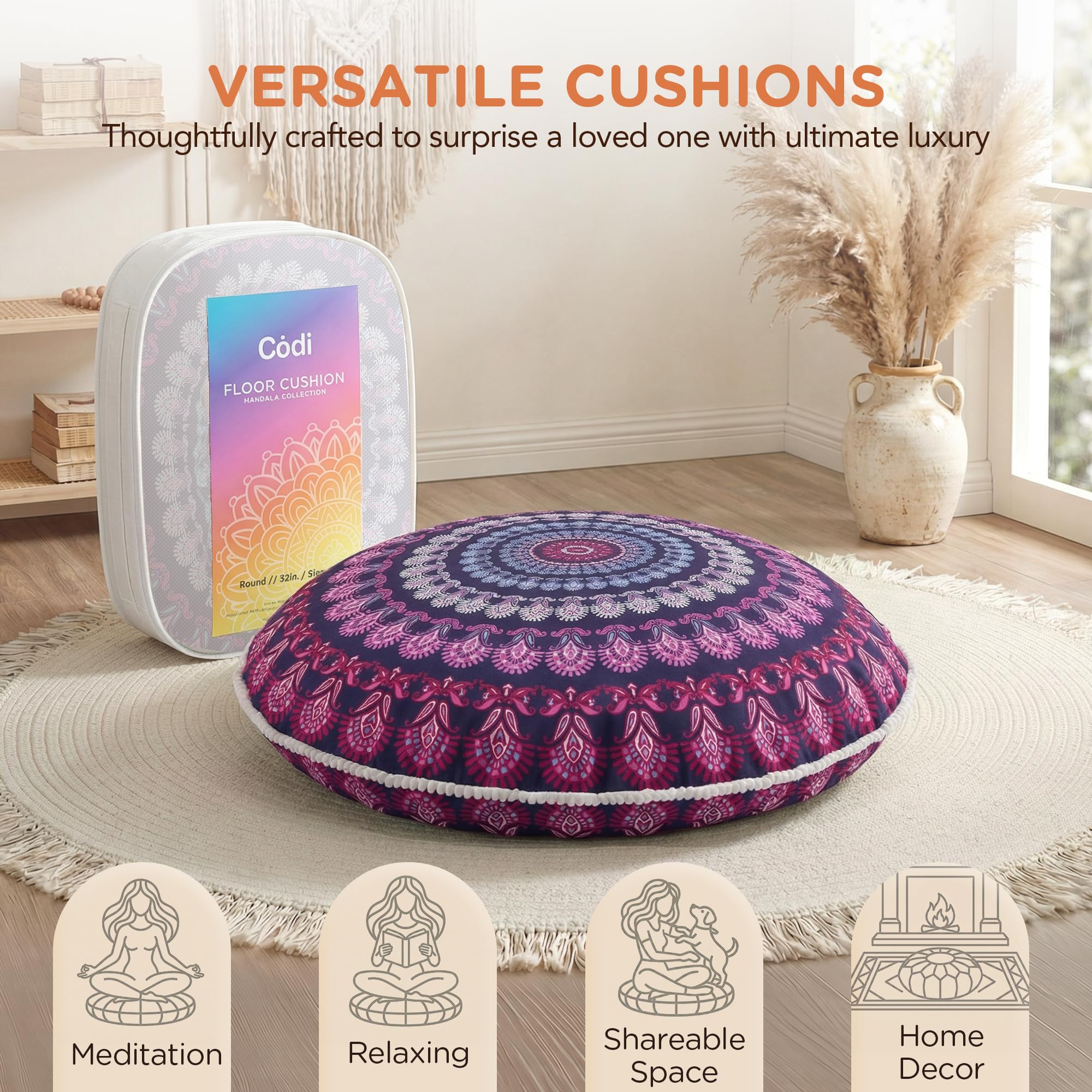 Codi motif mandala détail créant point focal visuel apaisant