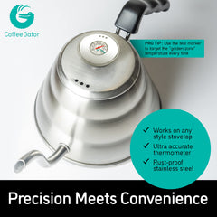 Coffee Gator base triple couche visible pour compatibilité tous feux