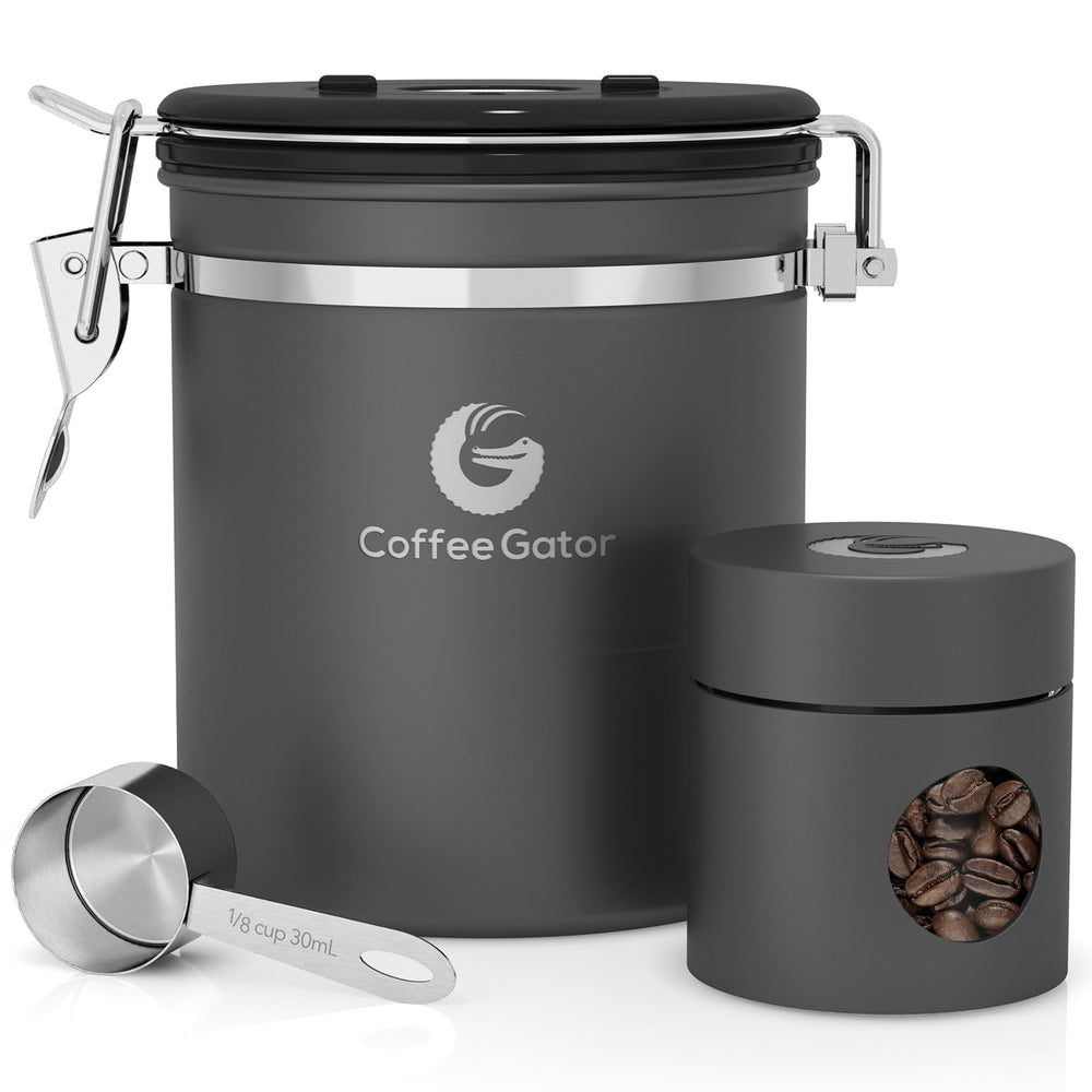 Coffee Gator face avant montrant design et fermeture hermétique bénéfique