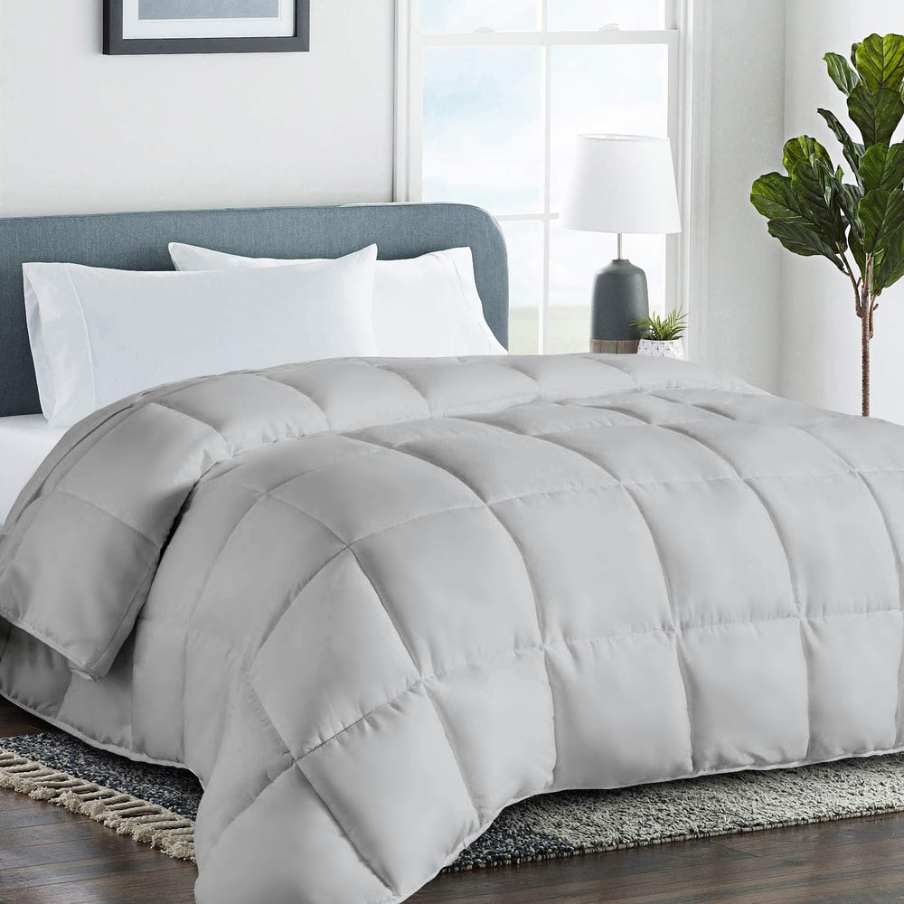 COHOME couette Queen vue complète sur lit, confort uniforme