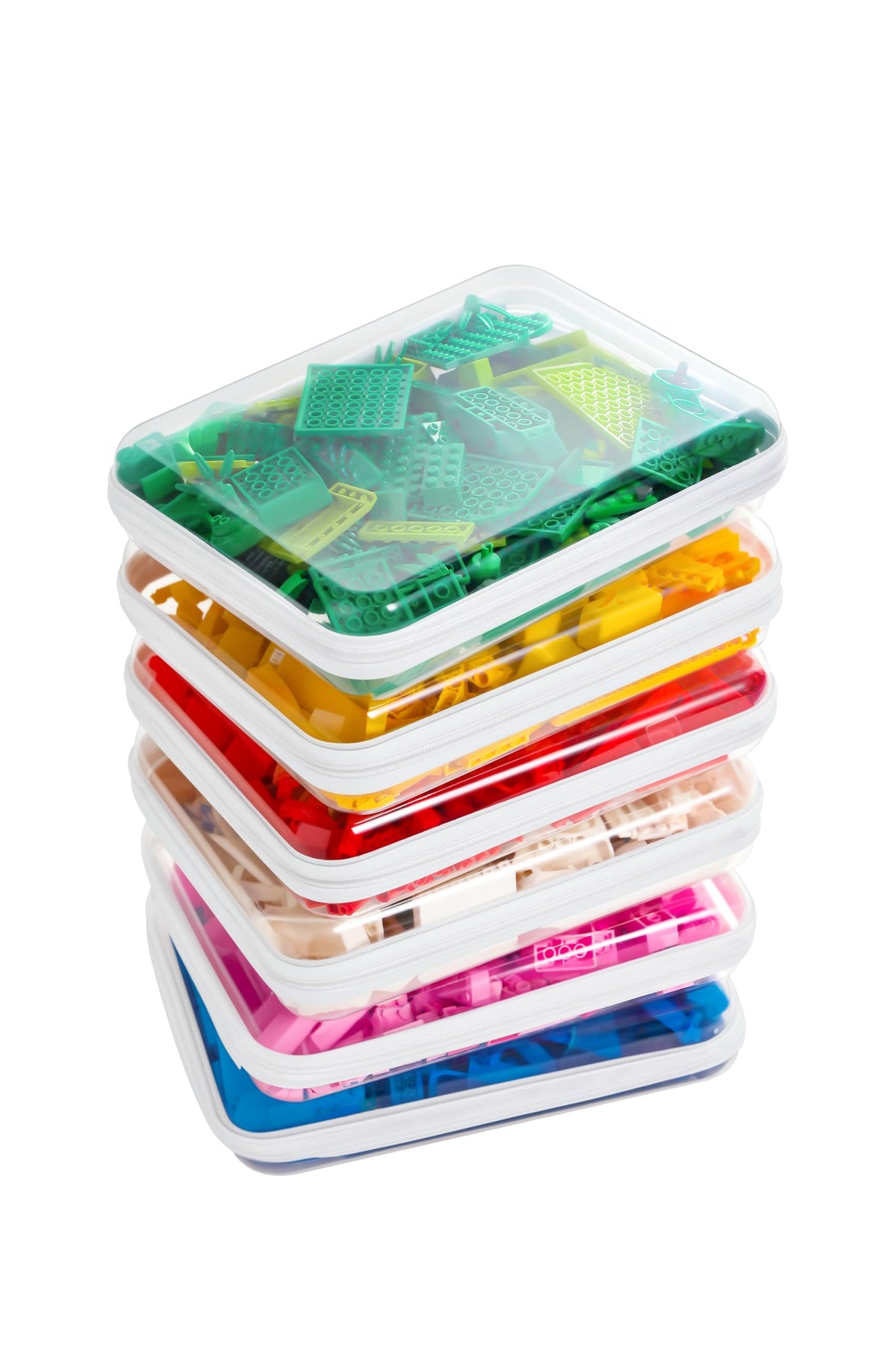 CoiiJoii face du lot de 6 pochettes transparentes, organise visuellement