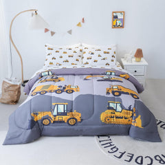 Cokouchyi couette full size montrant motif camion et confort visuel