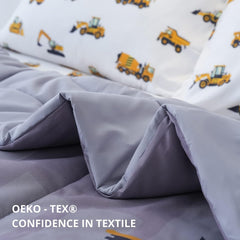 Cokouchyi drap, drap-housse et taies coordonnés illustrant le design