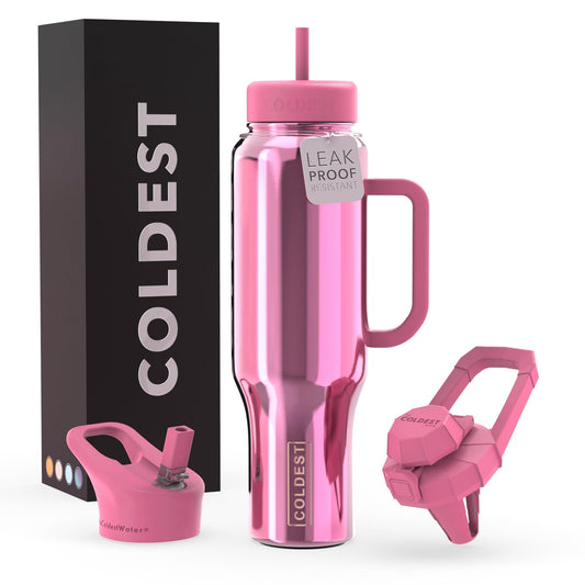 The Coldest Water gobelet face avant Rose Reflections, design attrayant et fonctionnel