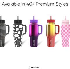Coldest Tumbler finition acier inoxydable montrant isolation et durabilité