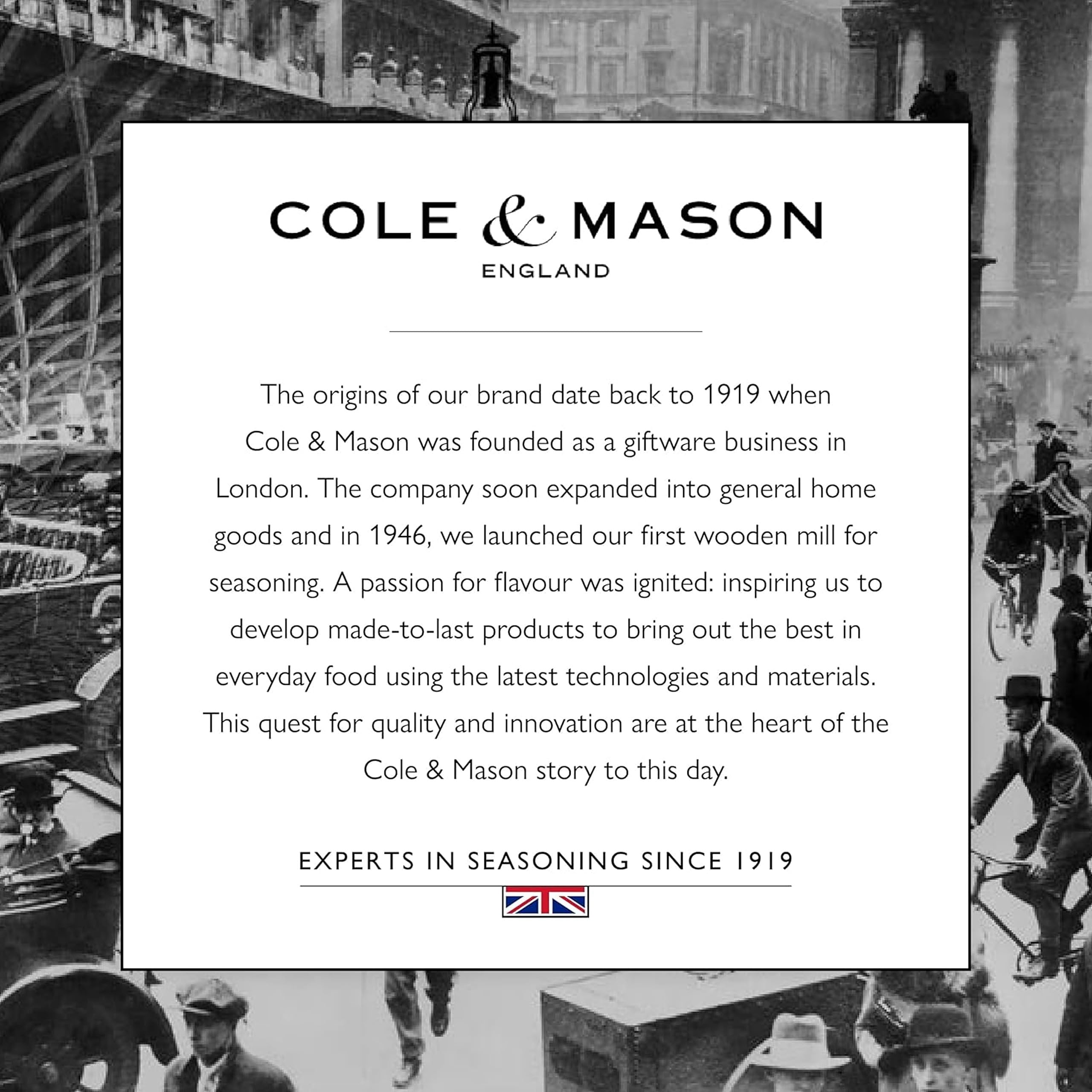 COLE & MASON mónde de vie sur table dressée, style et fonctionnalité