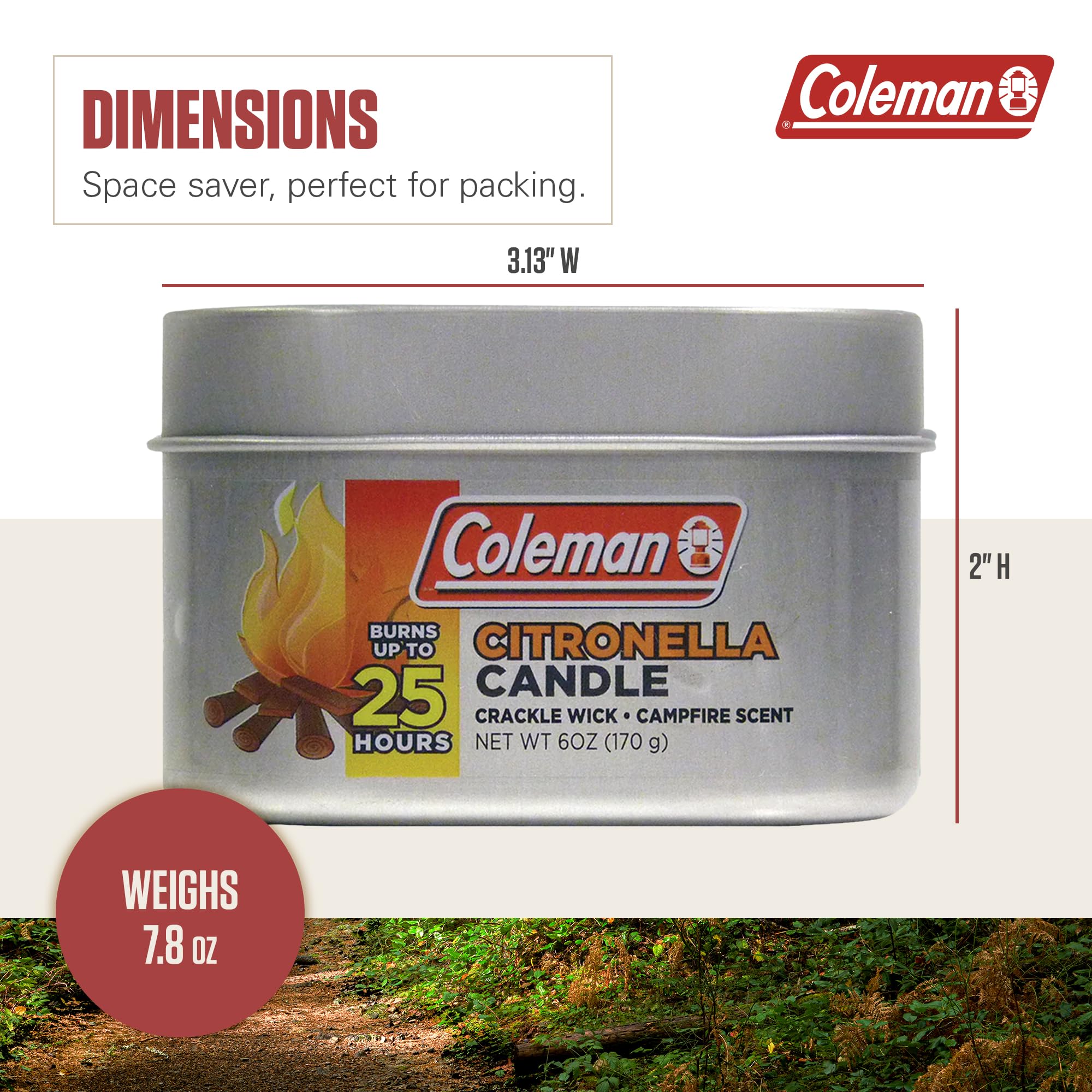 Coleman boîte embossée recyclable illustrant durabilité et réutilisation