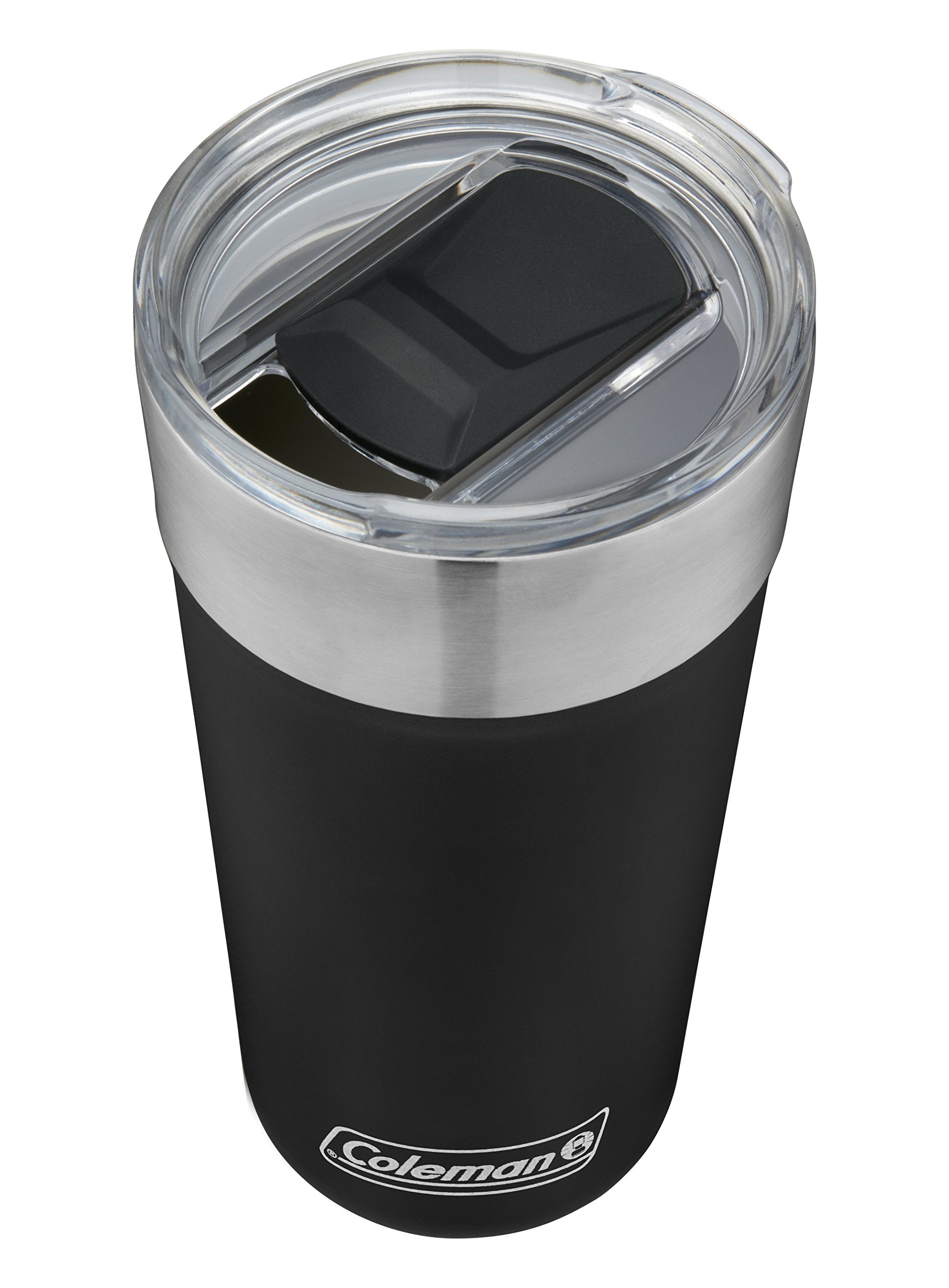 Coleman trois gobelets empilés pour rangement compact et gain de place