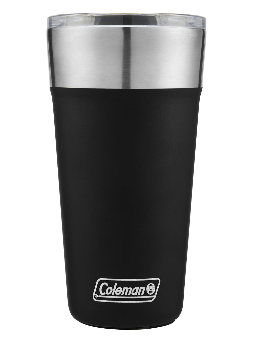 Coleman gobelet face avant montrant finition noire et prise sûre