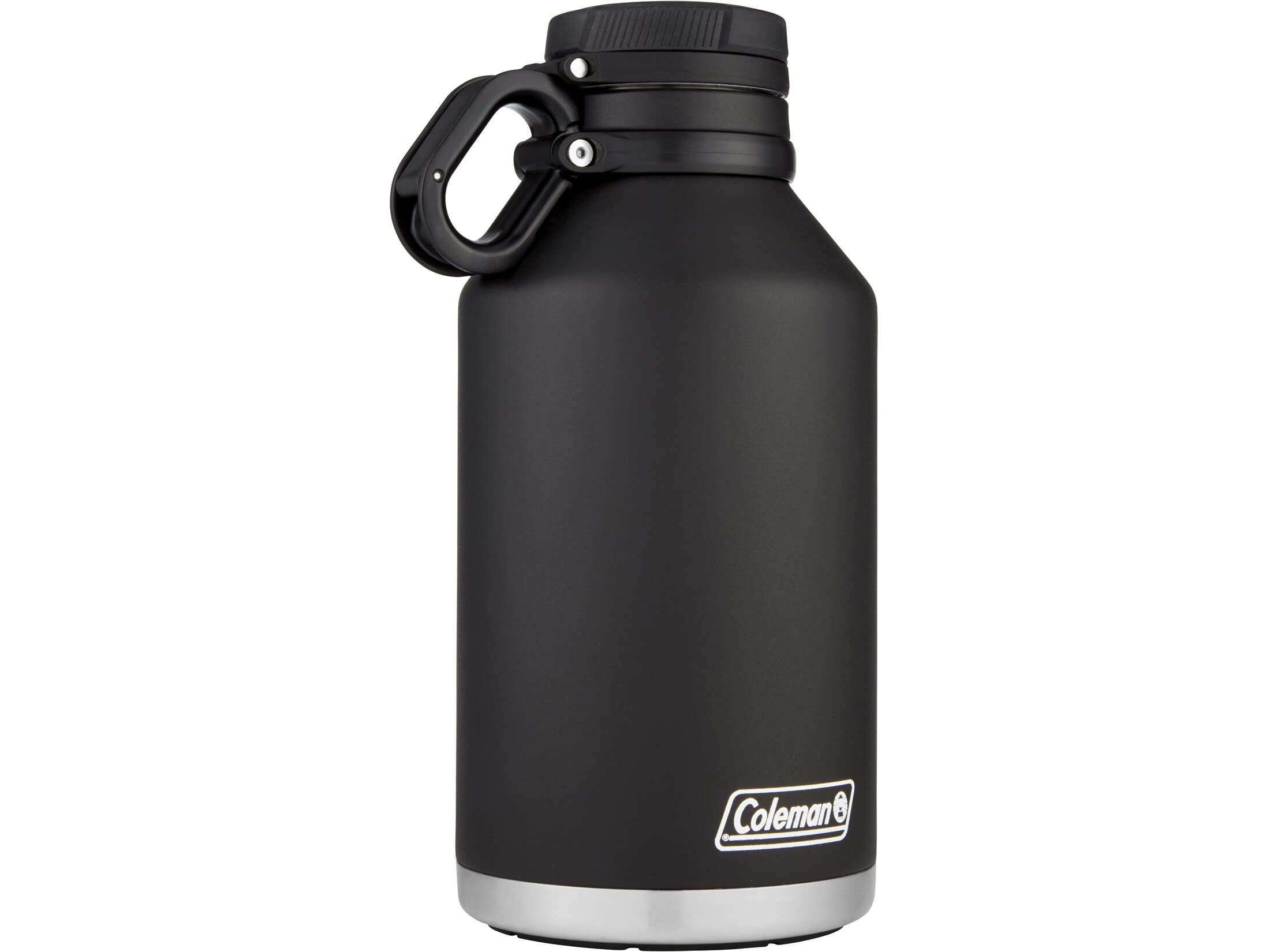 Coleman growler 64oz vue avant avec poignée robuste pour transport facile