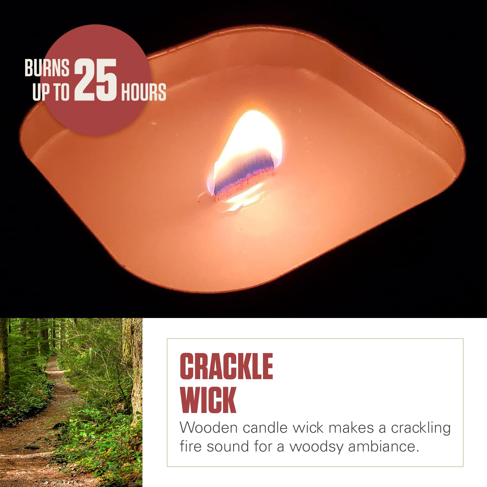 Coleman flacon ouvert parfum feu de camp pour atmosphère chaleureuse