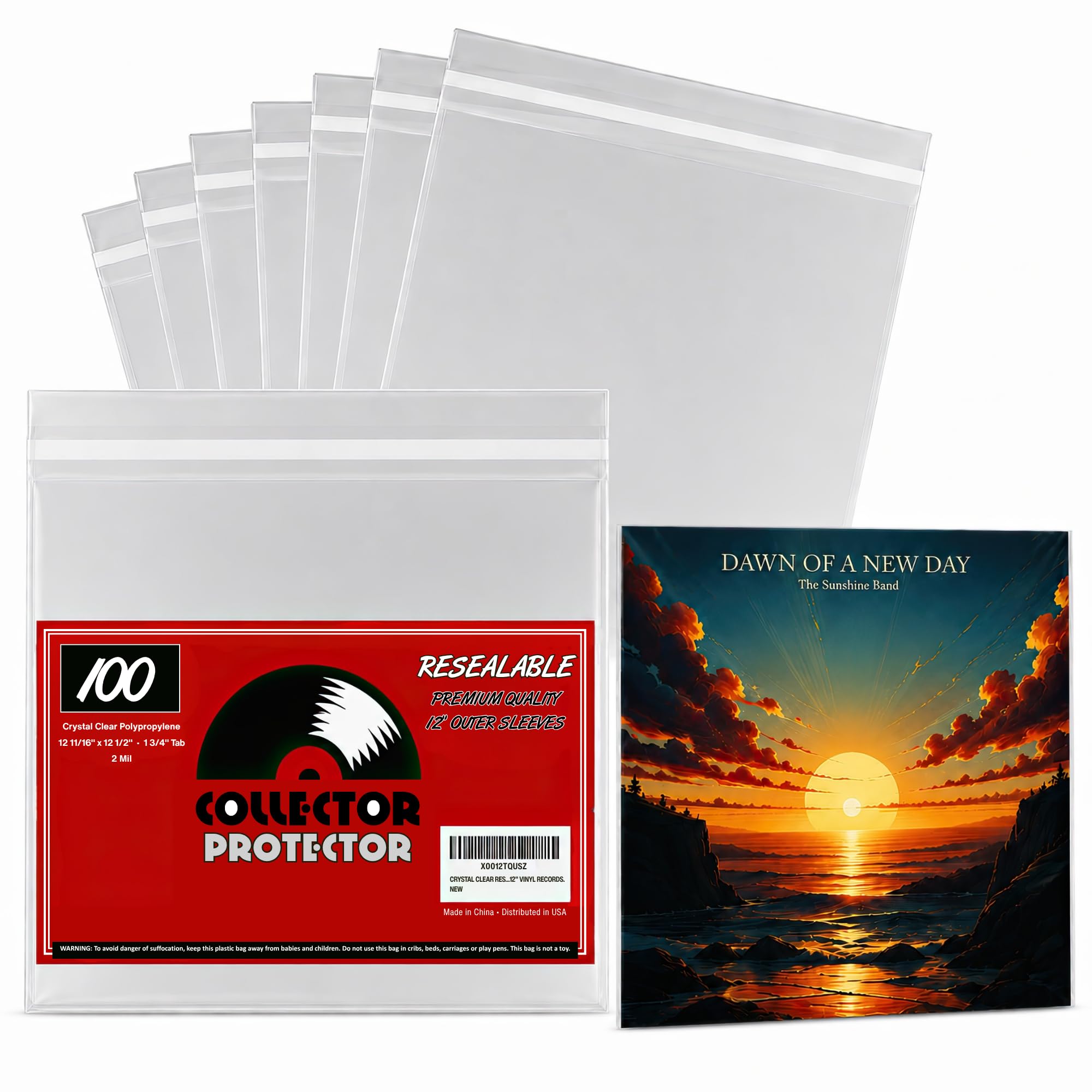 Collector Protector housse avant montrant pochette nette et protection visible