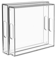 collwait plateau face avant montrant design transparent et résistance