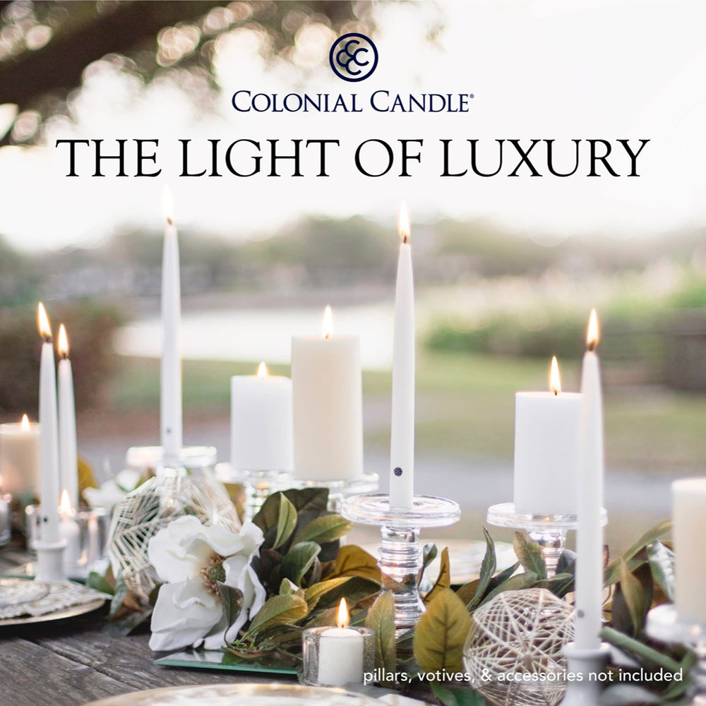 Colonial Candle ambiance dîner, lumière chaleureuse sans parfum