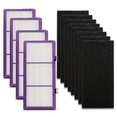 Colorfullife vue avant du paquet de filtres montrant 4 filtres et 8 boosters pour remplacement rapide