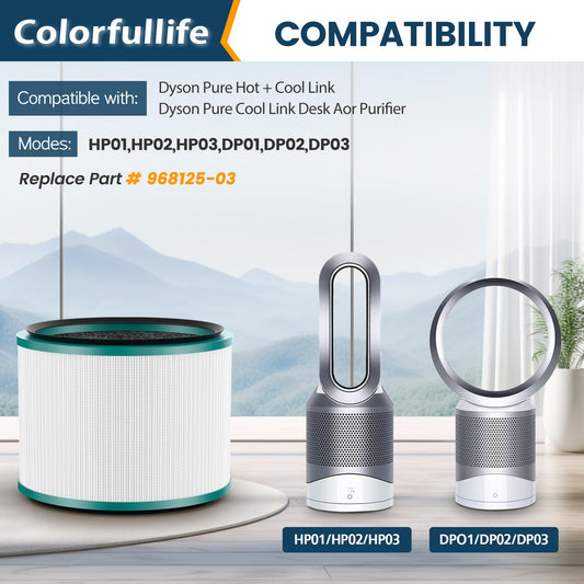Colorfullife ensemble de deux filtres et brosse, gain économique et maintenance facile