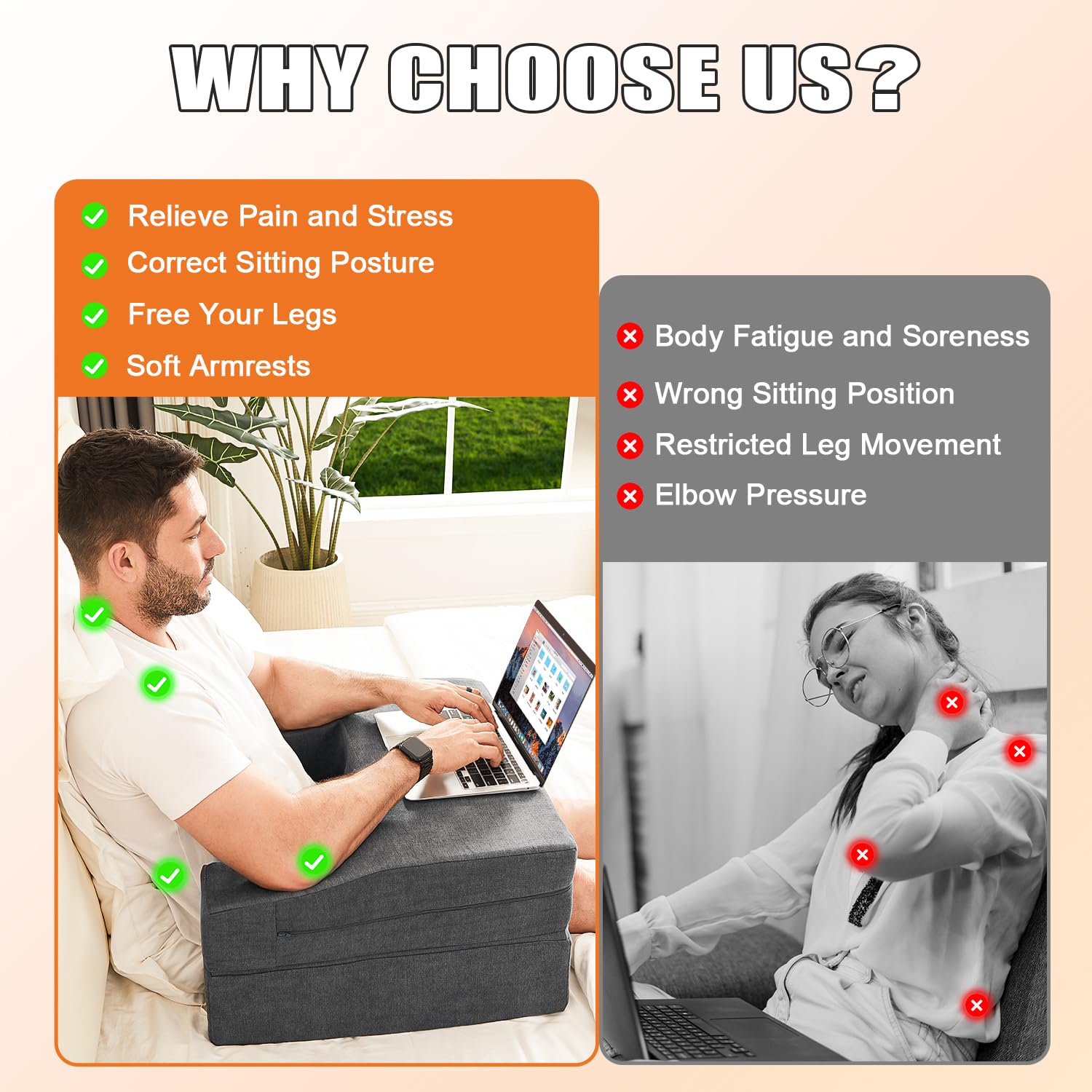 comehealthy tablette en usage avec ordinateur portable pour poste de travail confortable