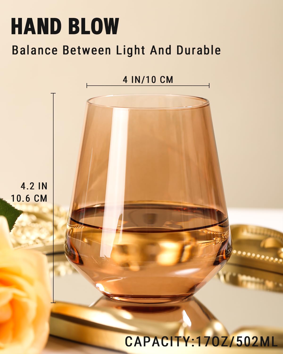 comfit ensemble six verres sur table ajoutant ambiance festive au repas