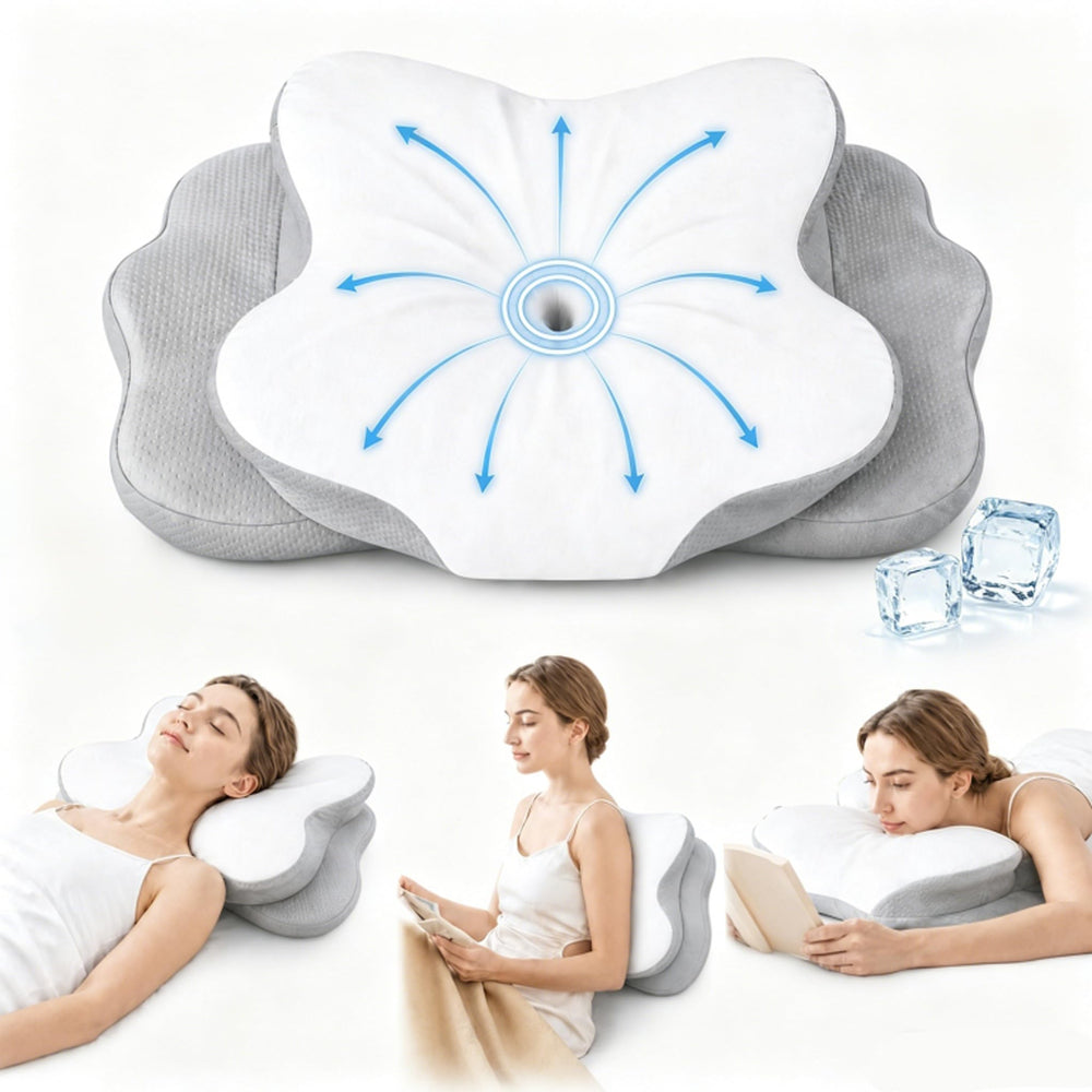 COMFORLAY vue frontale du coussin montrant la forme ergonomique et confort