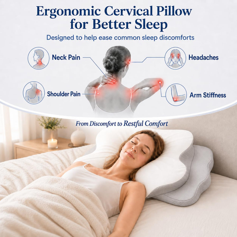 COMFORLAY oreiller utilisé sur le côté avec découpe pour épaule libérée