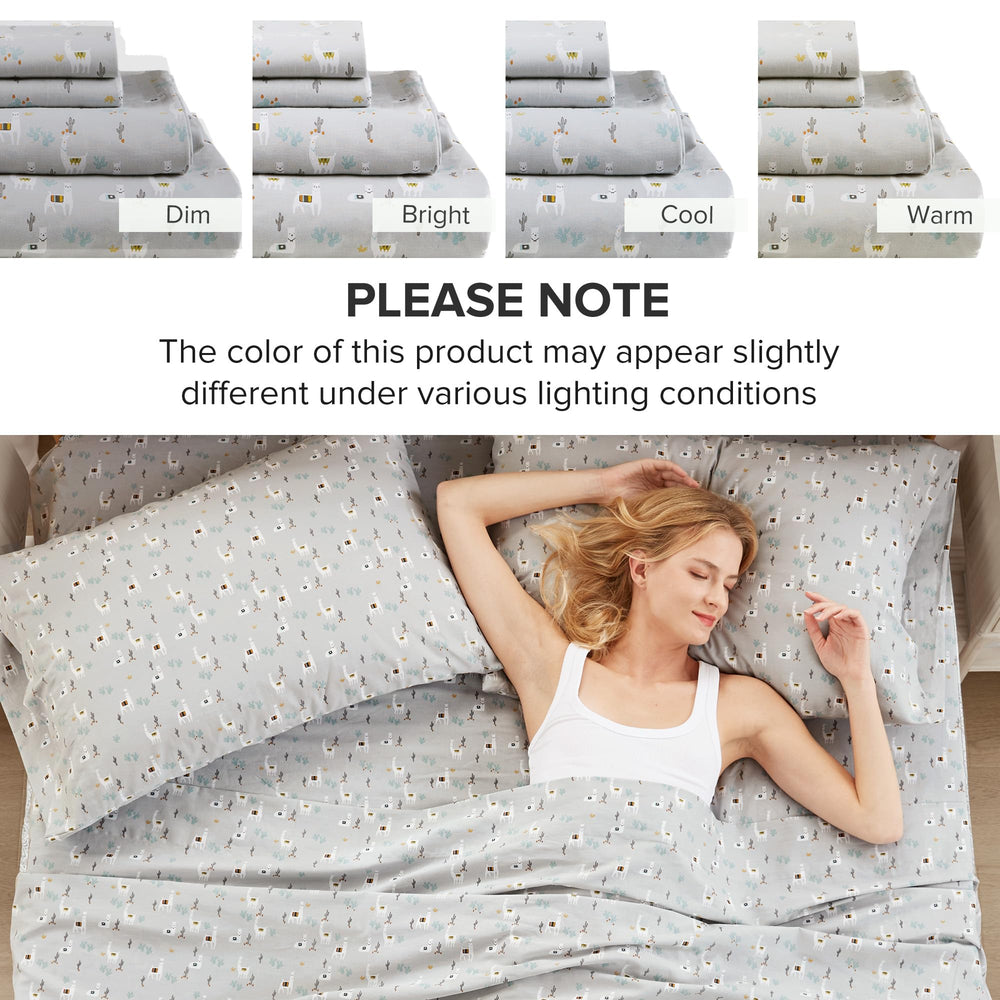 Comfort Spaces chambre aménagée ambiance bohème avec ces draps imprimés