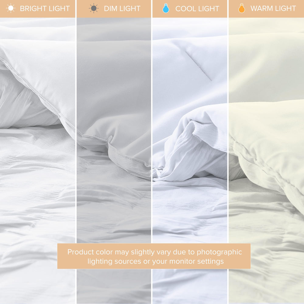 Comfort Spaces comparaison de taille Twin XL, dimensions claires pour le lit