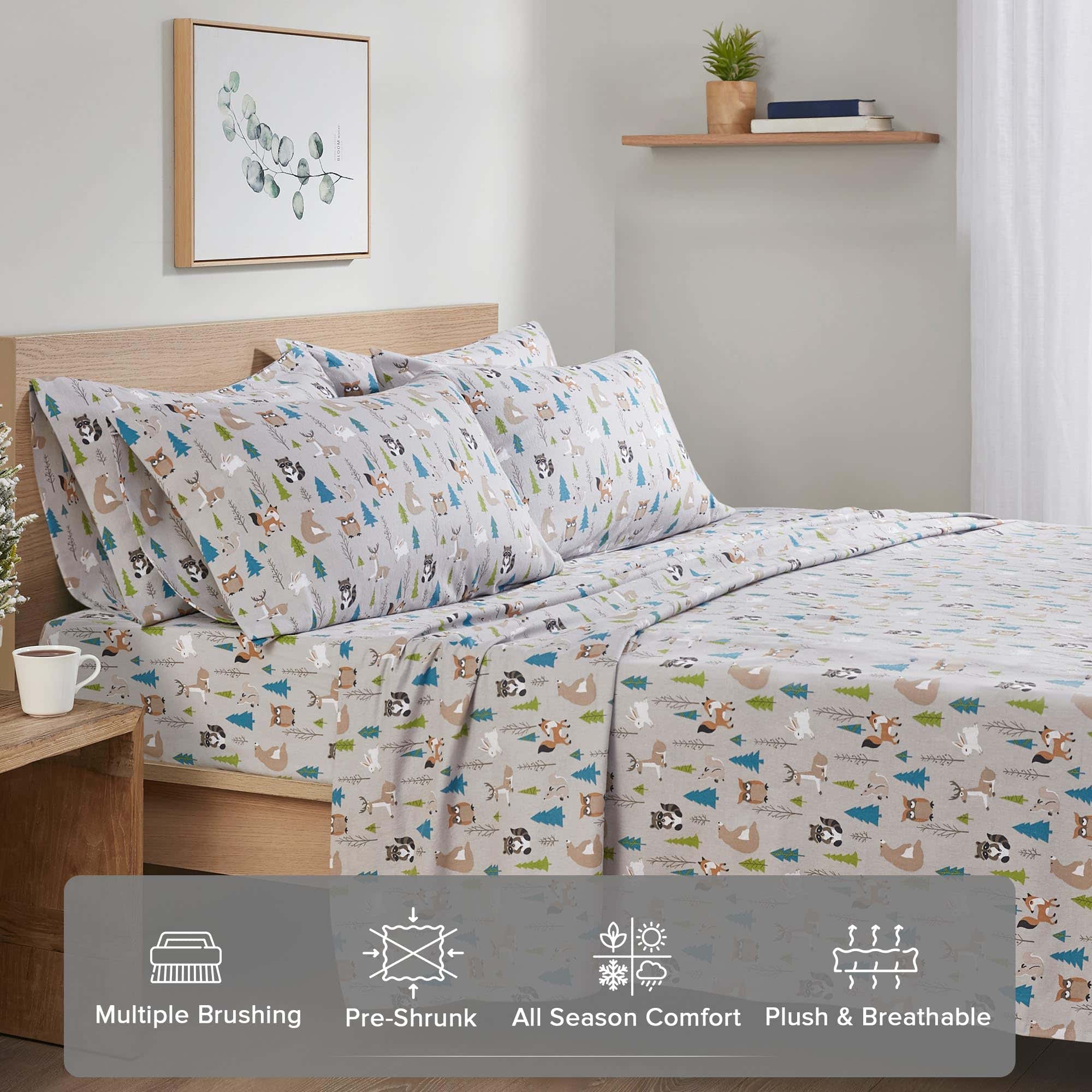 Comfort Spaces drap-housse élastique détail illustrant tenue sûre et ajustement