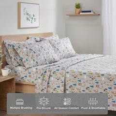 Comfort Spaces drap-housse élastique détail illustrant tenue sûre et ajustement
