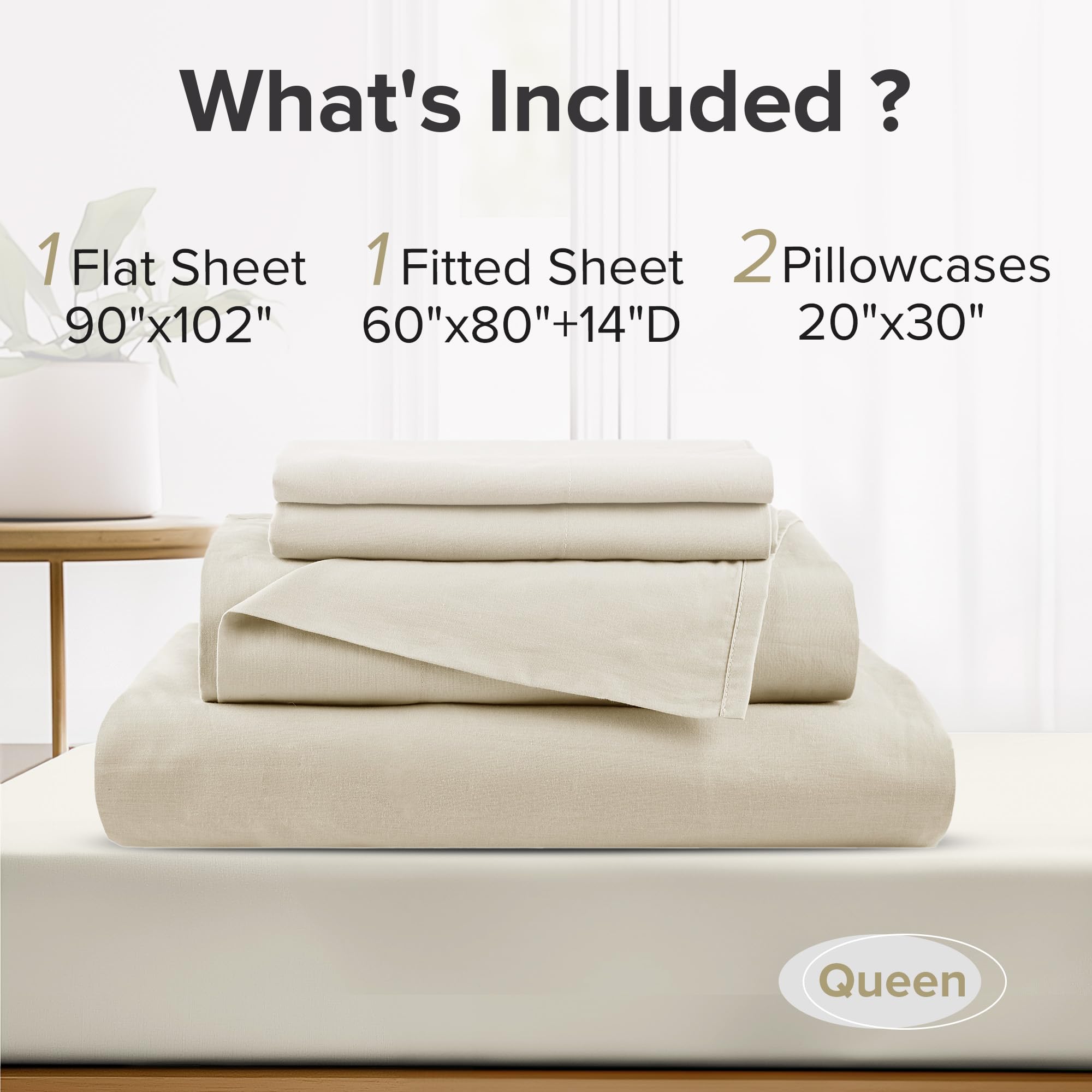 Comfort Spaces détail couture étiquette qualité et coutures renforcées