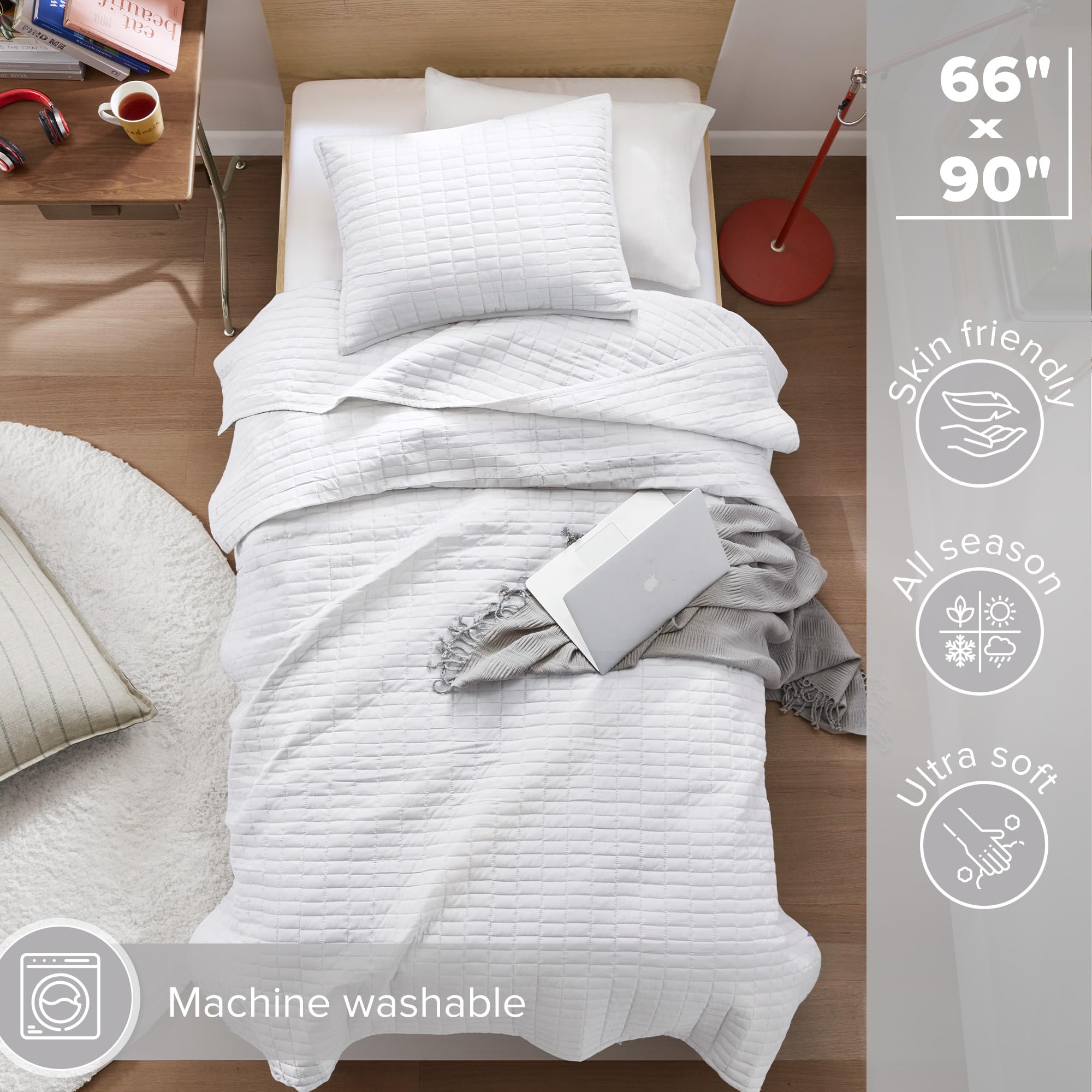 Comfort Spaces coin de couette Kienna avec taie assortie pour harmonie