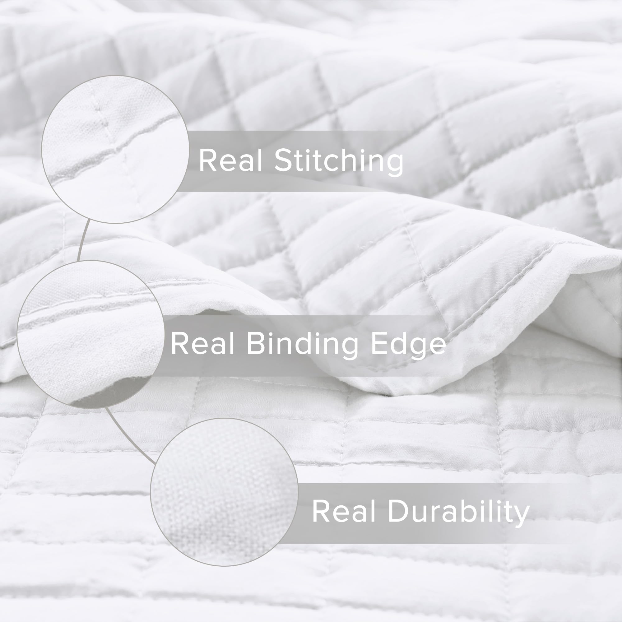 Comfort Spaces texture microfibre Kienna plan rapproché pour douceur