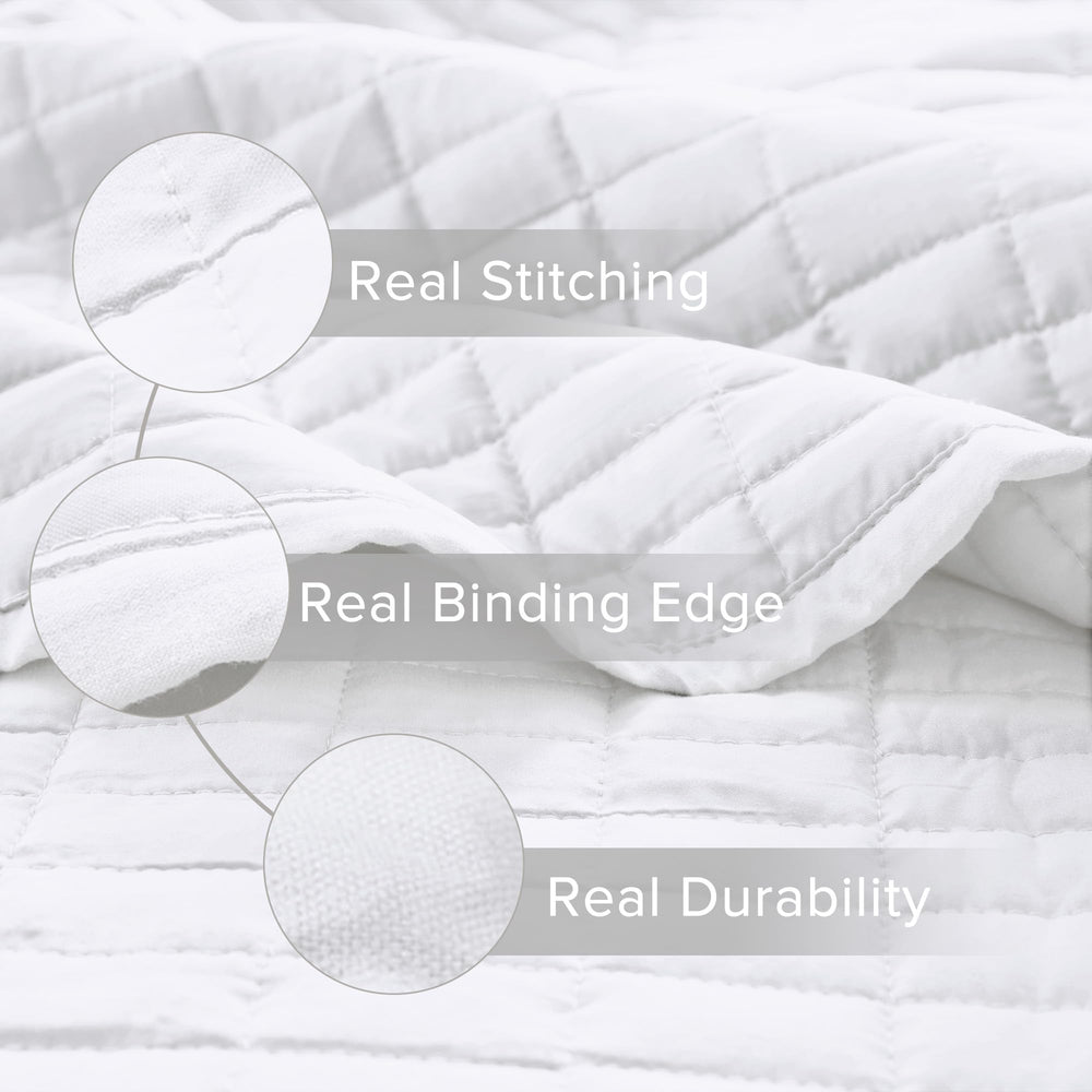 Comfort Spaces texture microfibre Kienna plan rapproché pour douceur