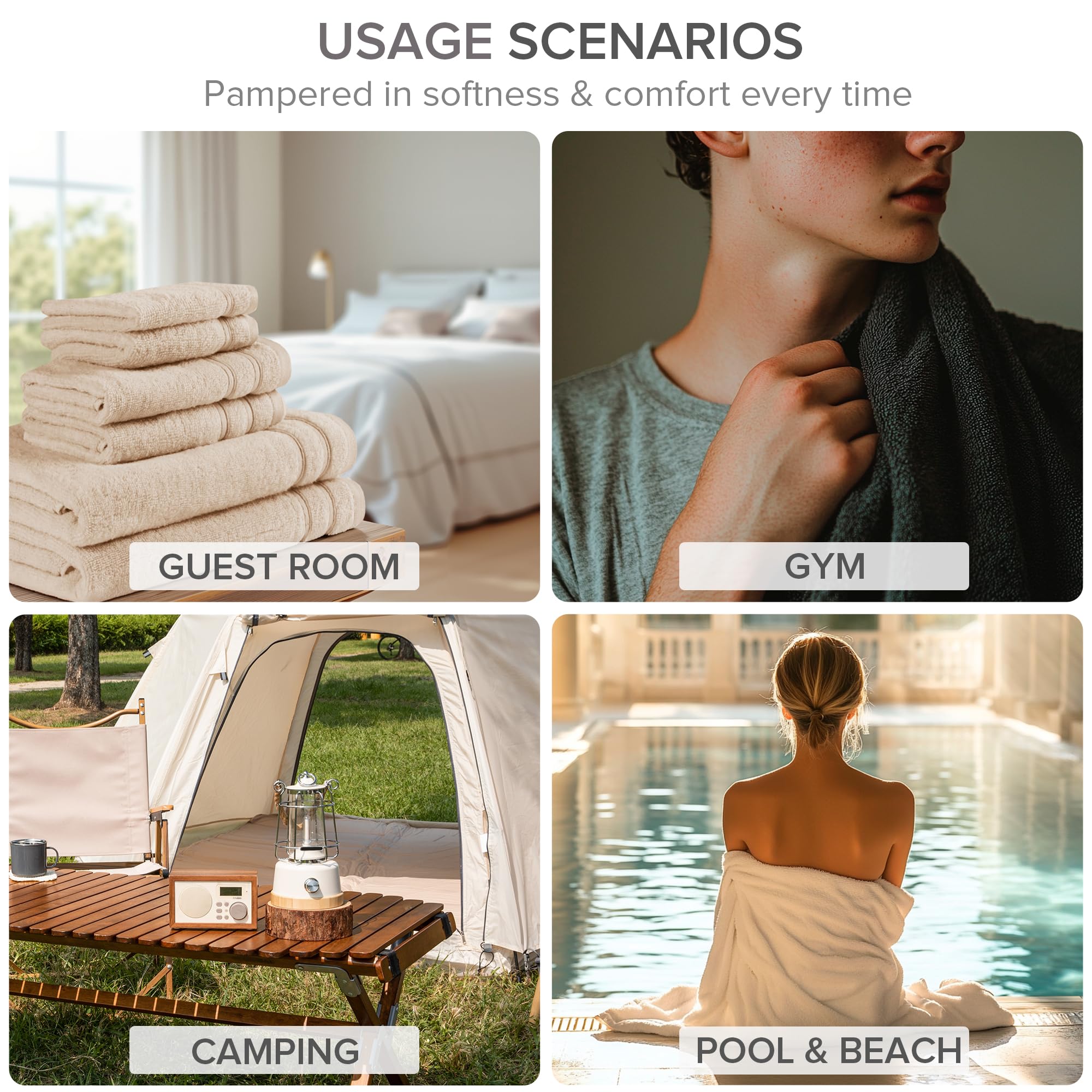 Comfort Spaces mise en scène salle de bain gris foncé apportant style relaxant
