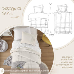 Comfort Spaces zoom microfibre montrant texture semblable au coton et confort
