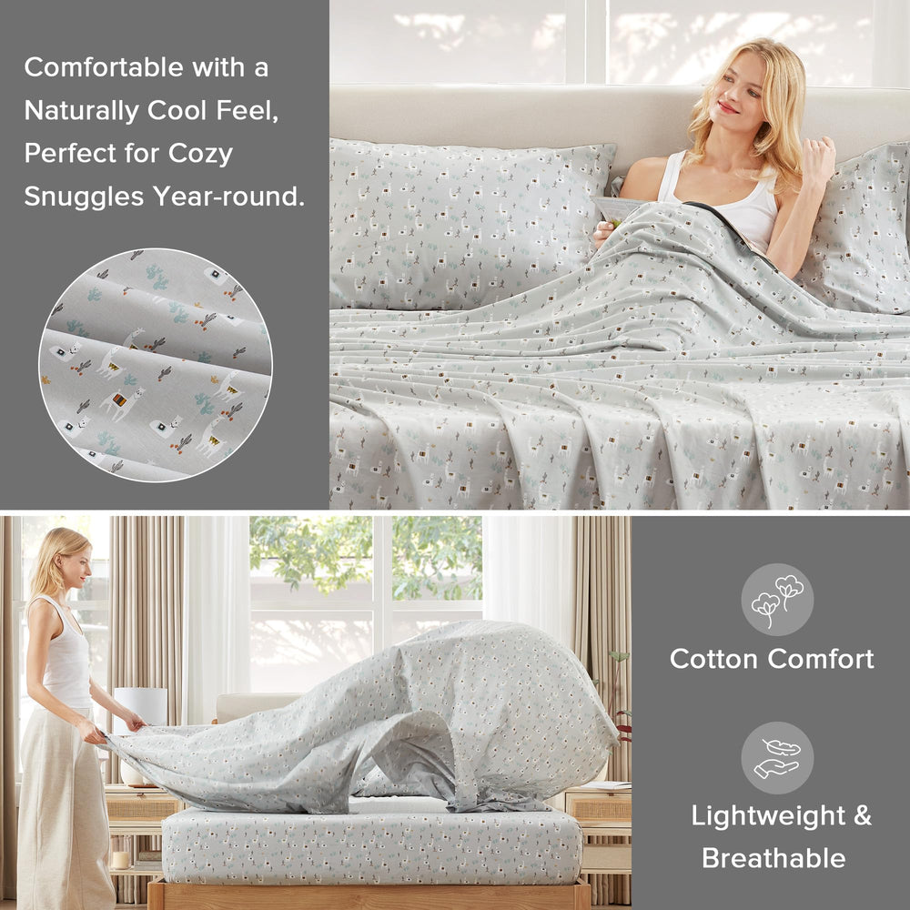 Comfort Spaces deux taies incluses montrant finition et coordination pratique