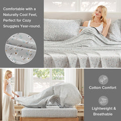 Comfort Spaces deux taies incluses montrant finition et coordination pratique