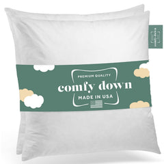 ComfyDown insert 22x22 face avant avec coins nets pour finition élégante