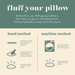 ComfyDown insert utilisé sur canapé offrant maintien et confort visuel
