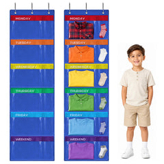 ComfyKit vue avant du lot 2 pièces montrant organisation hebdomadaire pratique