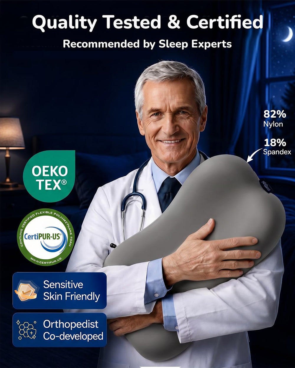 COMFYPIL comparaison d'échelle montrant dimensions réelles pour repères de taille