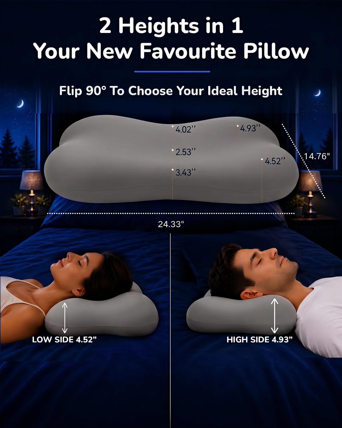 COMFYPIL housse amovible ouverte et lavable pour hygiène et entretien facile