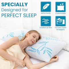 ComfySleep housse avec zip ouverte montrant option réglable pratique