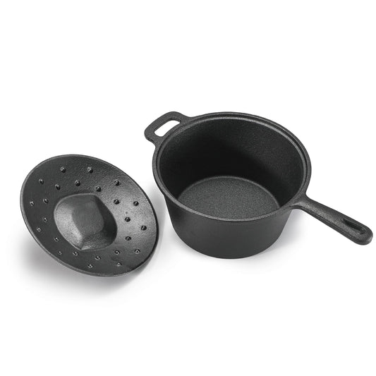 Commercial Chef casserole face avec couvercle montrant robustesse et polyvalence