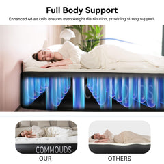 COMMOUDS pompe batterie amovible facilitant gonflage rapide sans prise