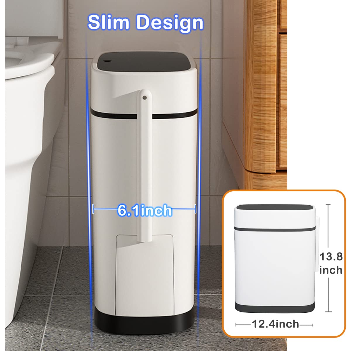 COMODID poubelle à l’échelle pour visualiser sa taille