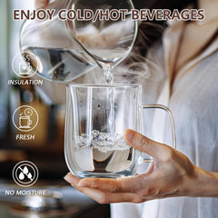 COMOME tasse tenue en main illustrant confort et sécurité thermique