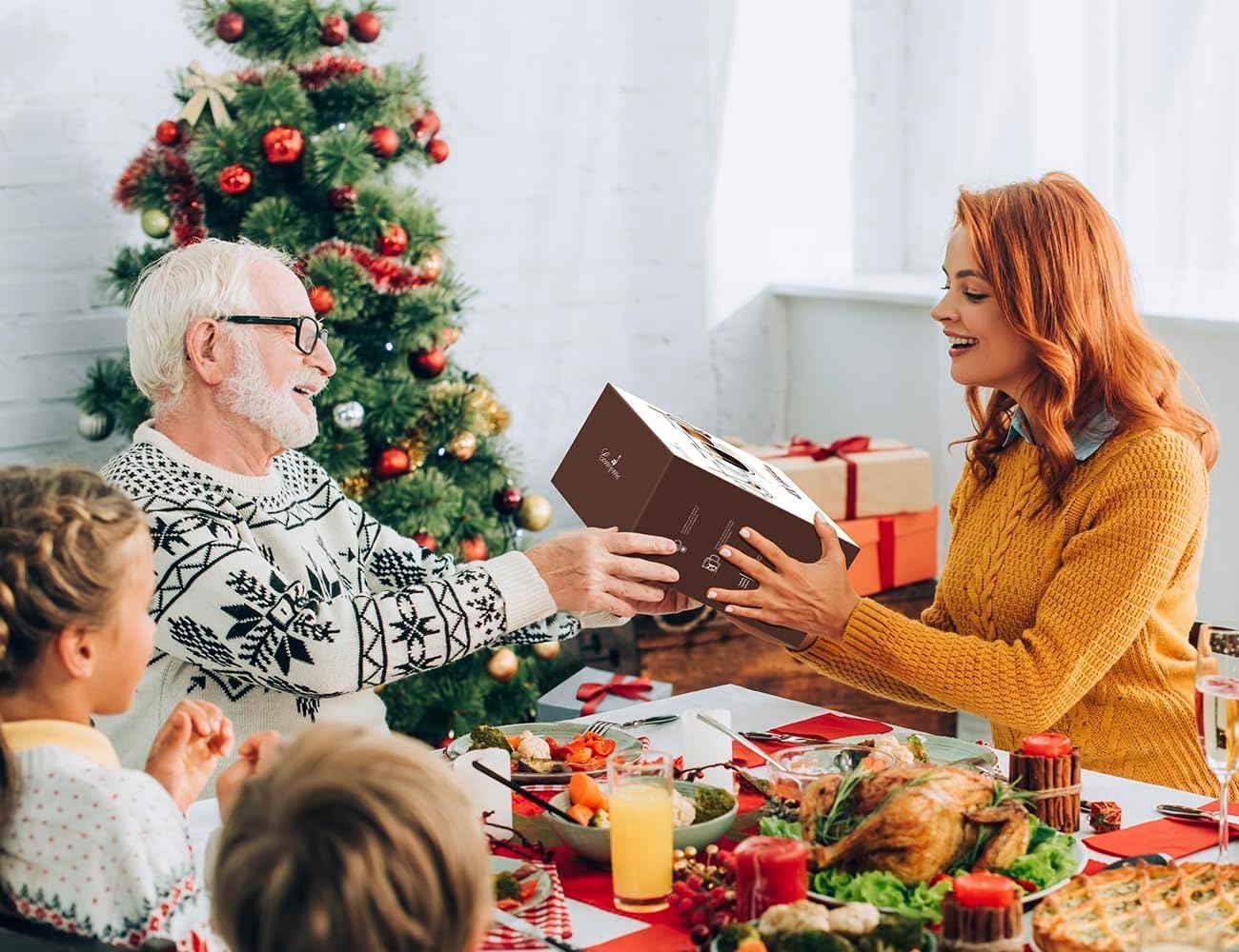 COMOME coffret d'emballage prêt cadeau soulignant présentation soignée