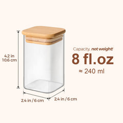 ComSaf couvercles bambou avec joint silicone garantissant étanchéité