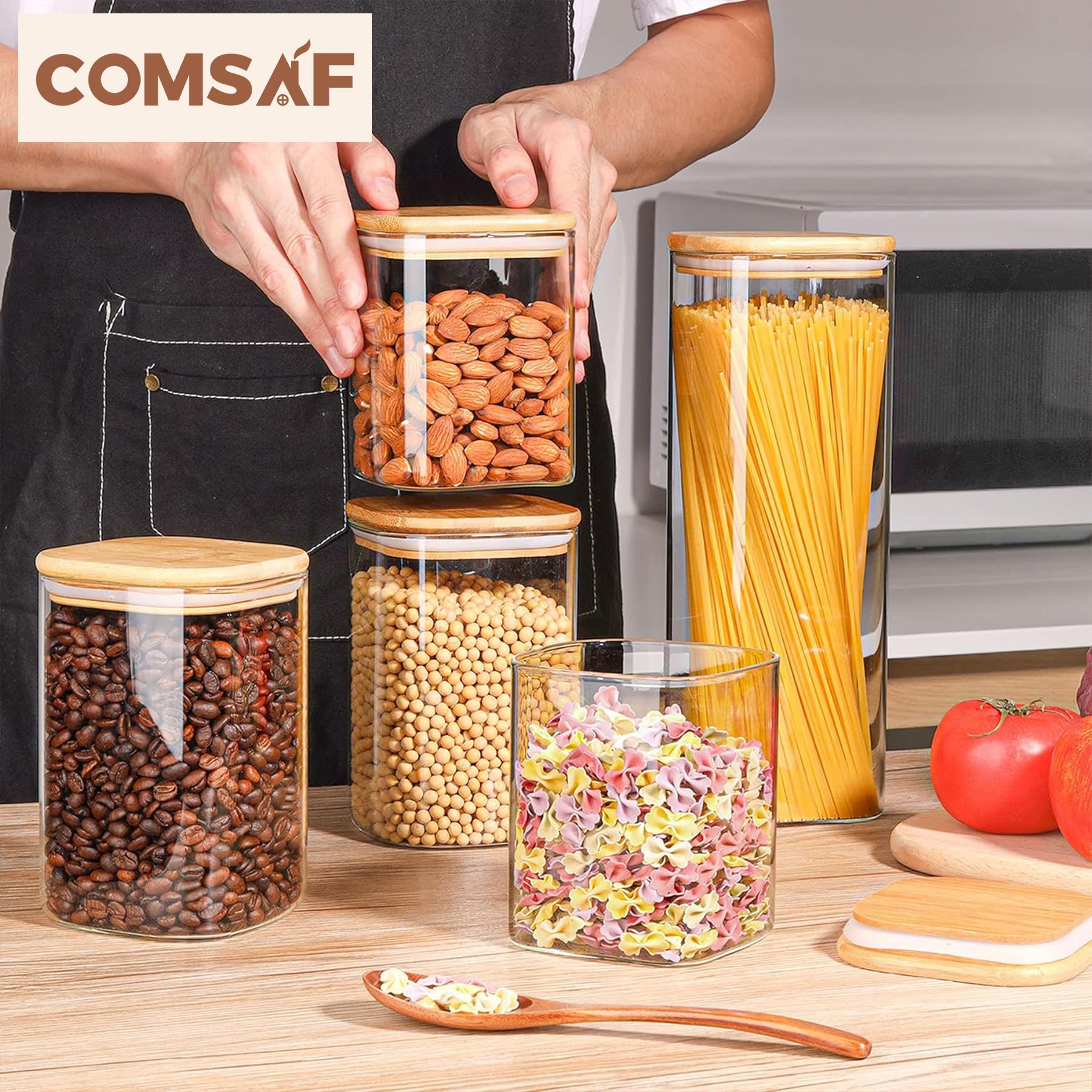 ComSaf comparaison des tailles montrant volumes 0,6 à 2,2 Qt pour choix adapté