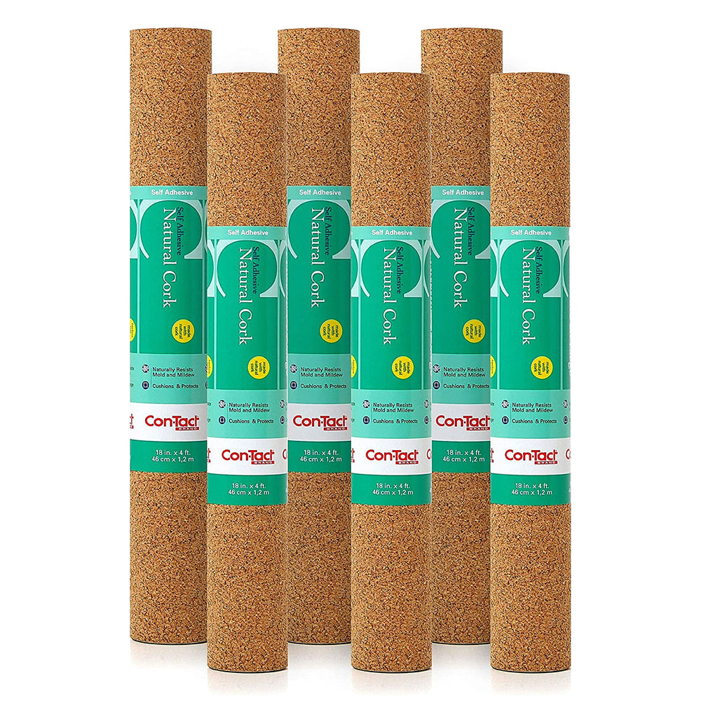Con-Tact rouleau face emballage montrant dimensions et pack pratique